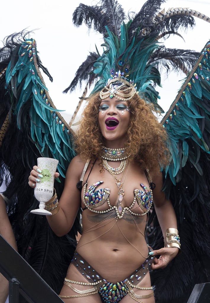 Rihanna Carnival Festival Barbados August 2015 Popsugar Celebrity 7309