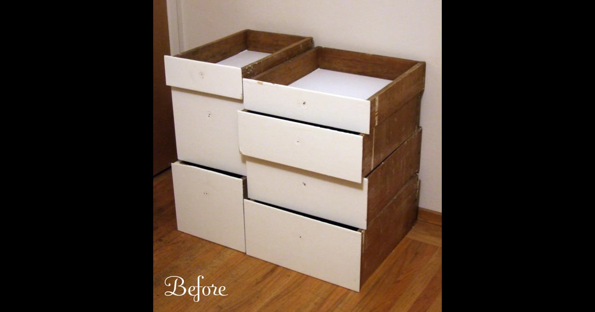 Before and After Salvaged Shelves Get an Upgrade POPSUGAR Home