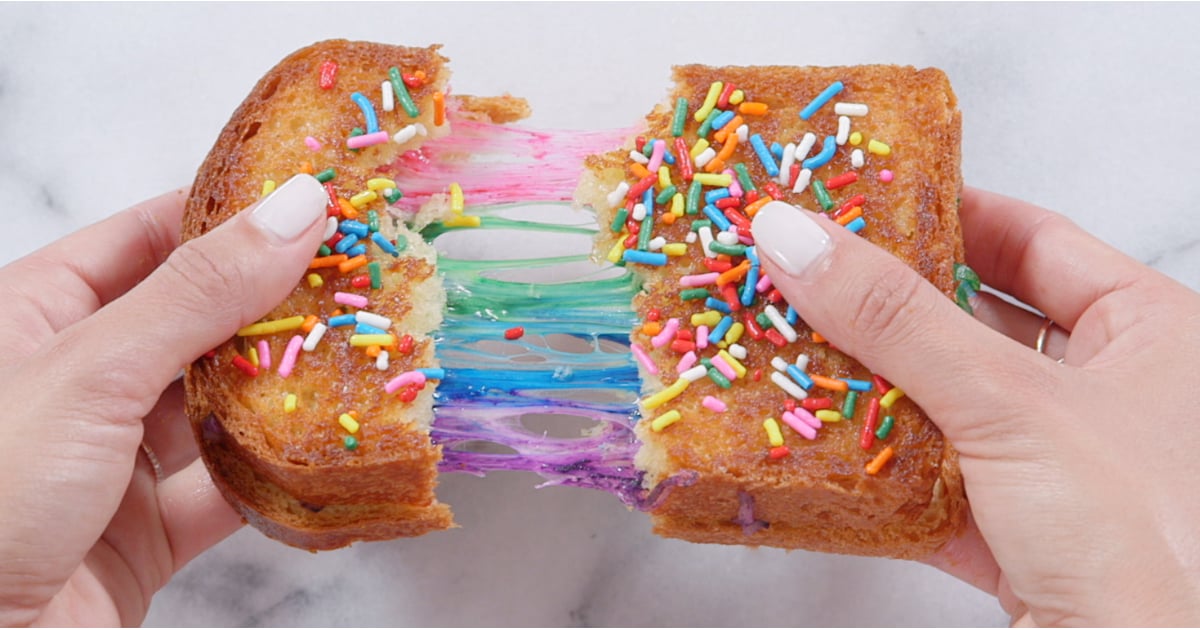 Rainbow Grilled Cheese Recipe POPSUGAR Food