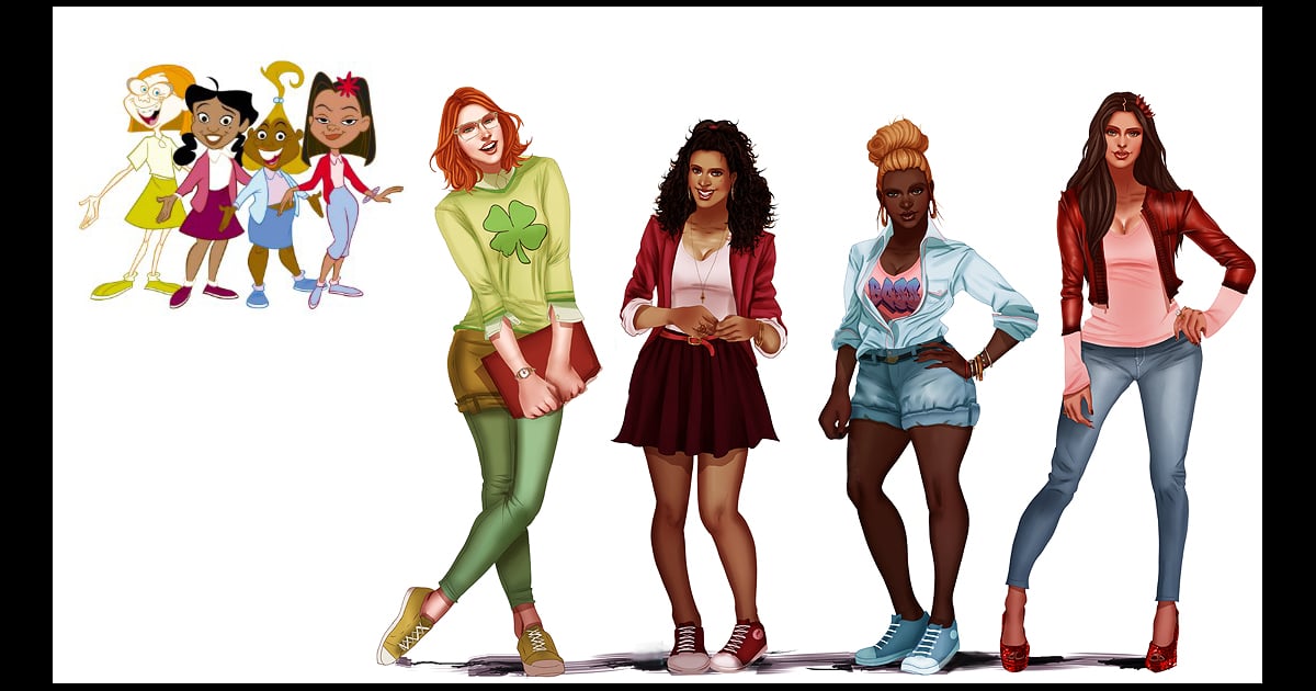 Zoey, Penny, Dijonay, and LaCienega from The Proud Family. See Your