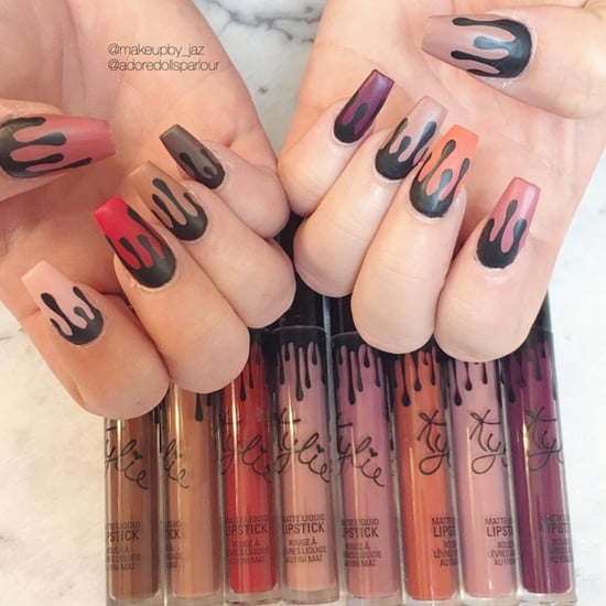 Kylie Lip Kit Nail Art