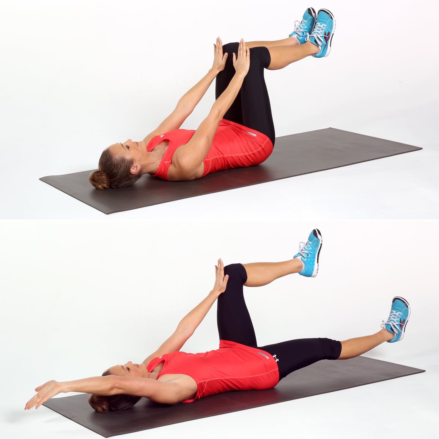 Dead Bug Rock Your Core Circuit Workout POPSUGAR Fitness