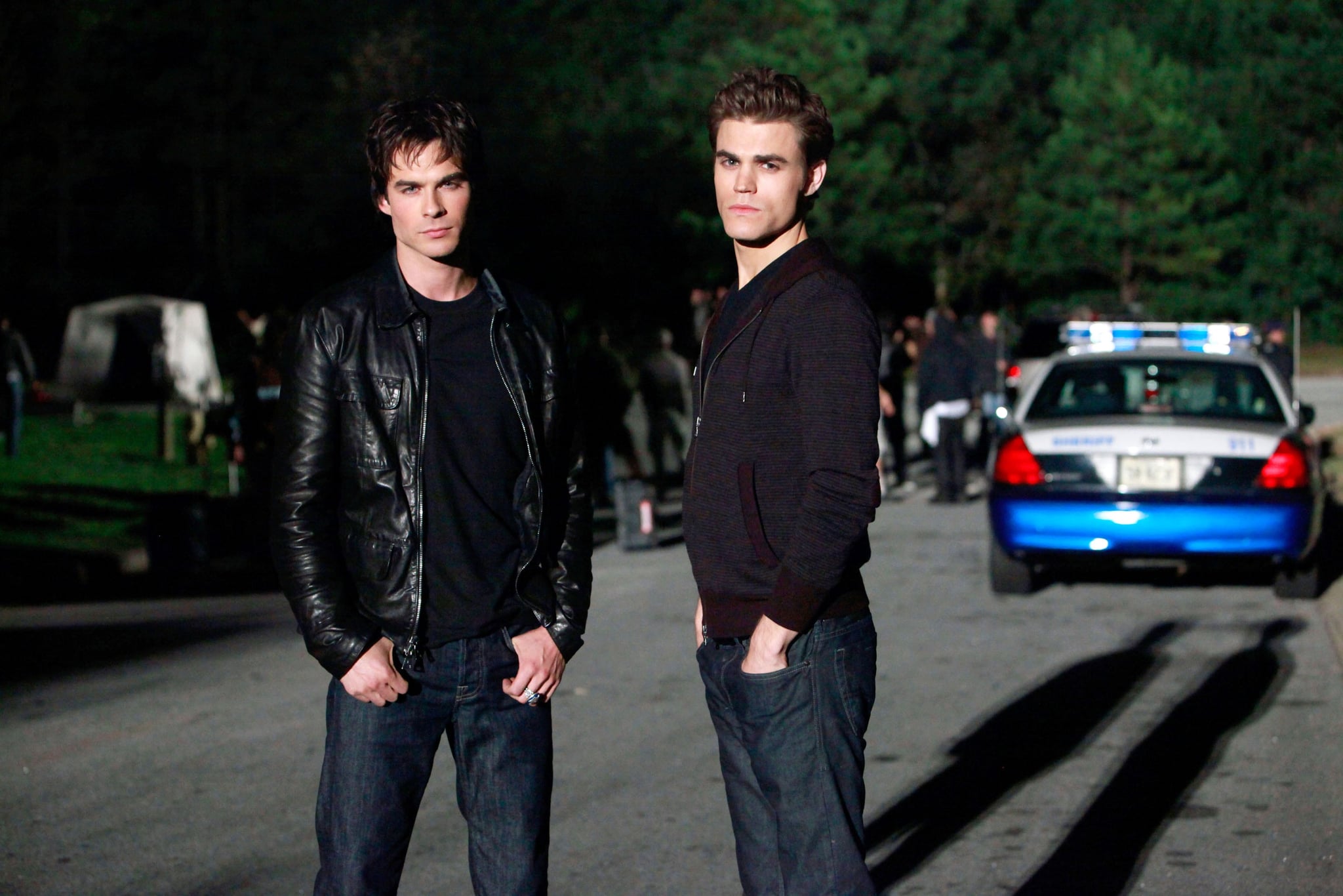 Damon and Stefan Salvatore From The Vampire Diaries 38 PopCulture Halloween Costumes For