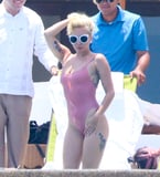 Lady Gaga Strikes Pose Pool