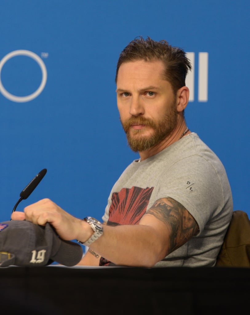 Tom Hardy Shuts Down A Reporter Who Asks About His Sexuality Popsugar Celebrity 