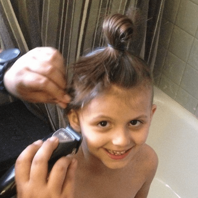 Mom Shaves Daughters Hair Off Popsugar Moms