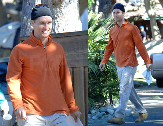 Father To Be Matthew McConaughey Spotted in LA Father To Be Matthew McConaughey Spotted in LA