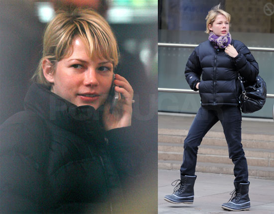 Michelle Williams on Set for Mammoth Michelle Williams on Set for Mammoth