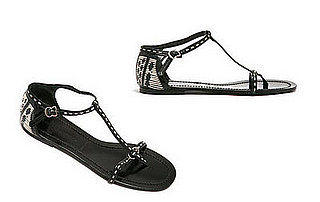 Fabworthy: Sigerson Morrison Weave T-Strap Sandal Fabworthy: Sigerson Morrison Weave T-Strap Sandal