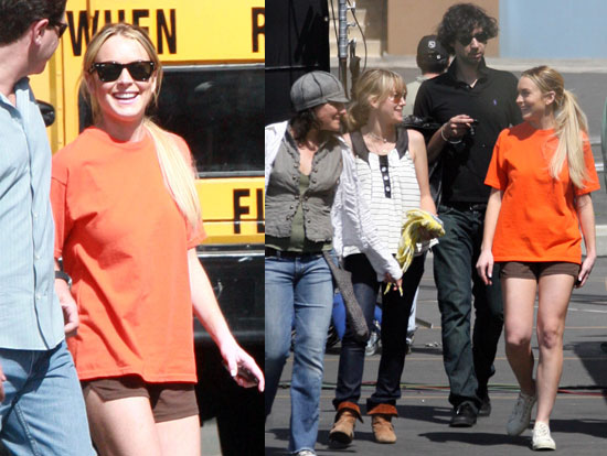 Images of Lindsay Lohan guest starring on Ugly Betty Images of Lindsay Lohan guest starring on Ugly Betty