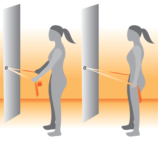 Chest Expansion with Theraband A Complete Back Workout POPSUGAR Fitness