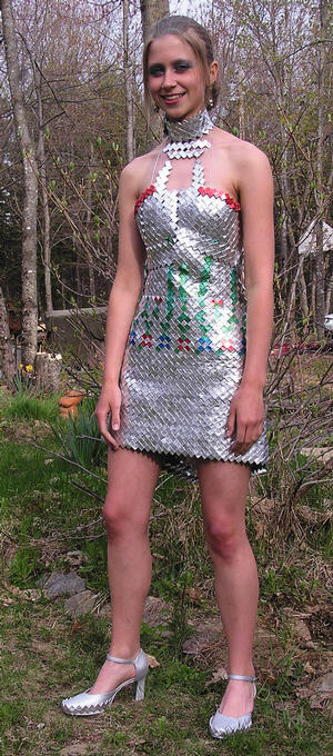 Teen Makes Prom Dress Out Of Gum Wrappers Popsugar Love And Sex