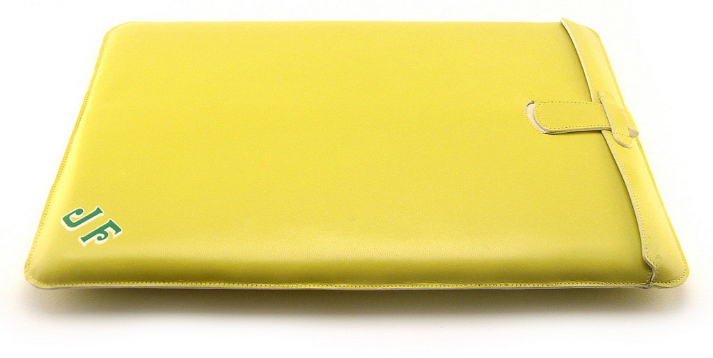 Custom Leather MacBook Air Sleeves From AB Sutton Include Your Monogram Custom Leather MacBook Air Sleeves From AB Sutton Include Your Monogram