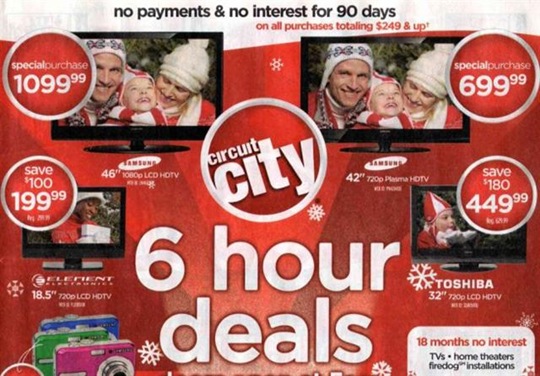 Circuit city black friday deals