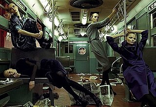 Alberta Ferretti Fall 2008 Gives Girls the Subway Slump Alberta Ferretti Fall 2008 Gives Girls the Subway Slump