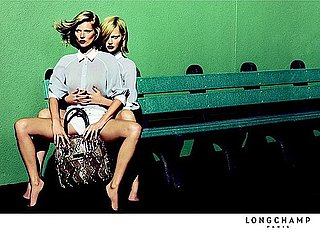 Kate Moss and Sasha Pivovarova Pair Up for Longchamp Spring 2009 Kate Moss and Sasha Pivovarova Pair Up for Longchamp Spring 2009