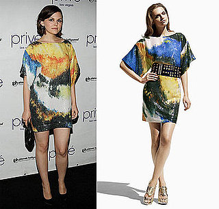 Ginnifer Goodwin Parties in Las Vegas in an Artsy Matthew Williamson For H&M Dress Ginnifer Goodwin Parties in Las Vegas in an Artsy Matthew Williamson For H&M Dress