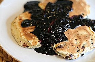 Recipe for Chocolate Chip Pancakes With Blueberry Syrup Recipe for Chocolate Chip Pancakes With Blueberry Syrup