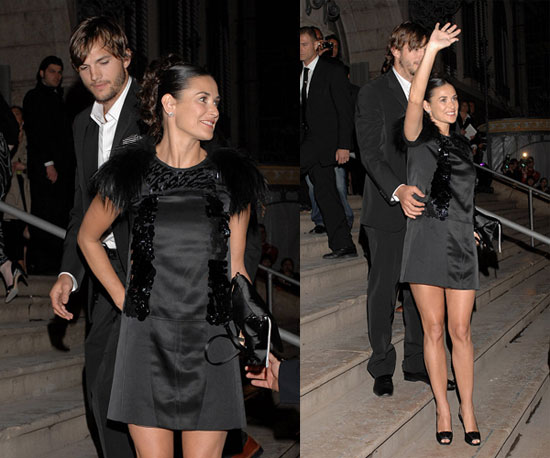 Demi and Ashton Party with Prada Demi and Ashton Party with Prada