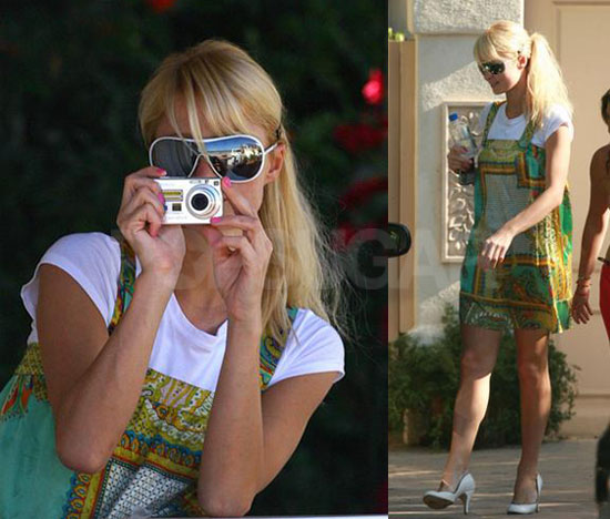 Paris Plays Photographer in LA Paris Plays Photographer in LA