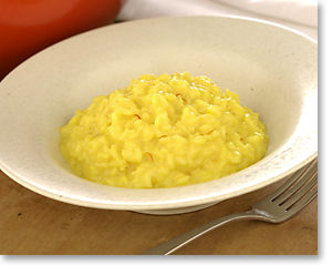 Sunday Dinner: Risotto with Parmesan and Saffron Sunday Dinner: Risotto with Parmesan and Saffron