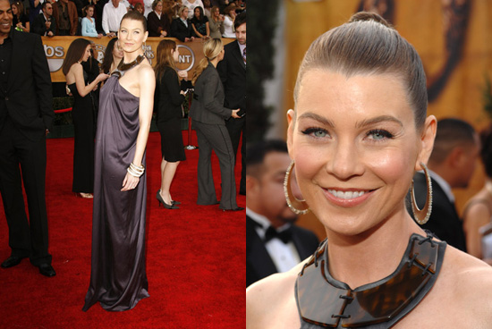 SAG Awards Red Carpet: Ellen Pompeo SAG Awards Red Carpet: Ellen Pompeo