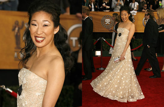SAG Awards Red Carpet: Sandra Oh SAG Awards Red Carpet: Sandra Oh