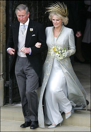 Parker bowles wedding dress