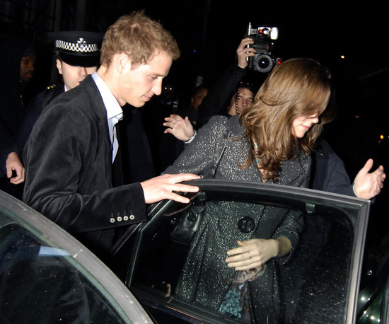 Prince William and Kate Middleton departed after a night at Boujis in ...