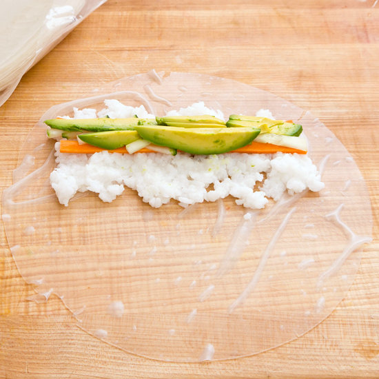 Spring roll sushi recipe popsugar moms