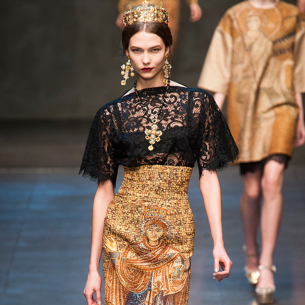 Dolce & Gabbana Runway | Fashion Week Fall 2013 Photos | POPSUGAR Fashion