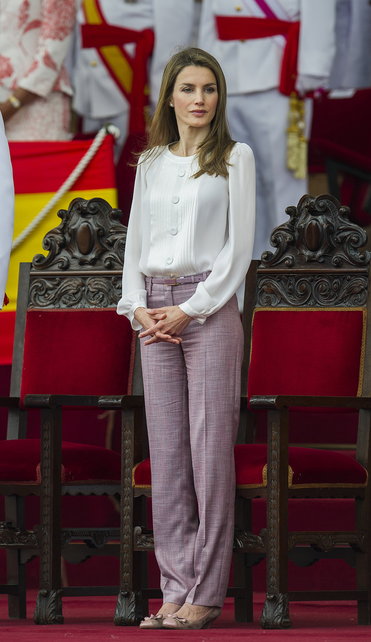 Princess Letizia of Spain was casually chic for a royal appearance at ...