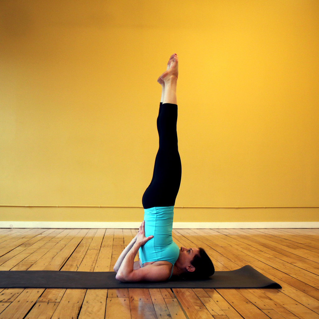 Strike a Yoga Pose: Shoulderstand | POPSUGAR Fitness