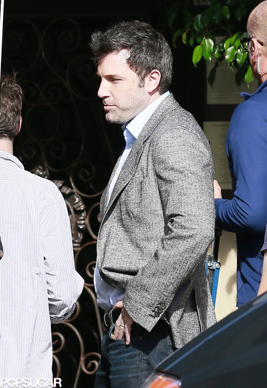 Ben Affleck on the Set of Gone Girl | POPSUGAR Celebrity