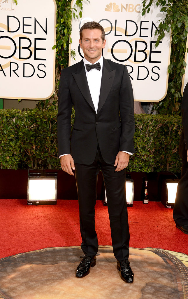 Bradley Cooper looked as handsome as ever on the Golden Globes red ...