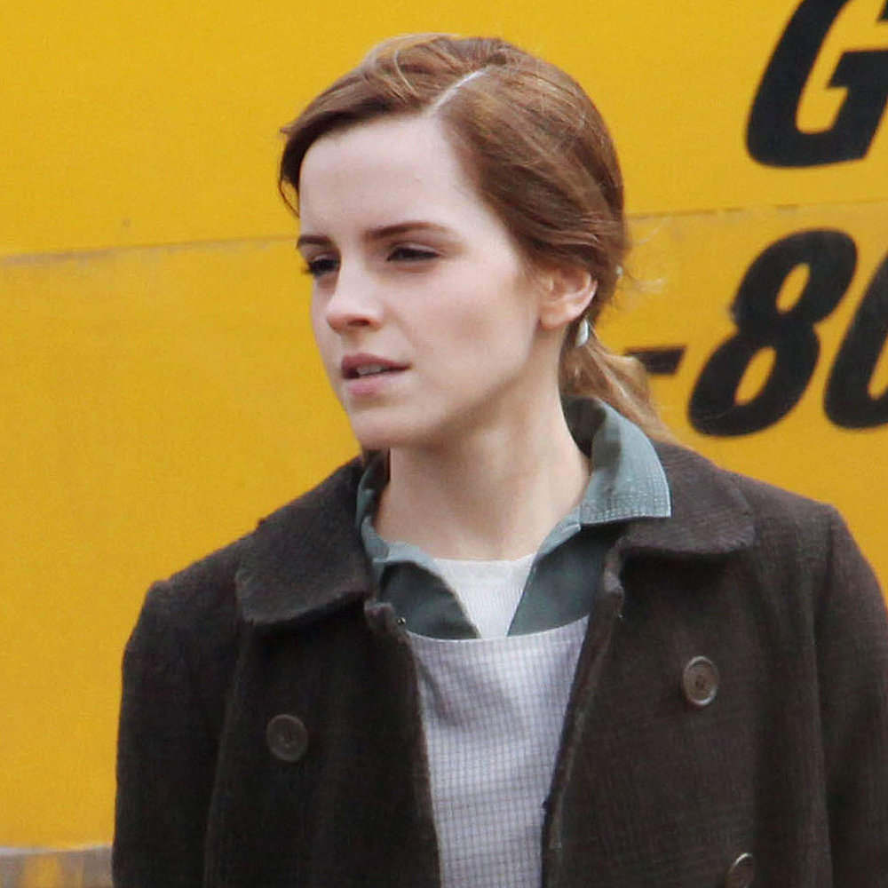 Emma Watson on the Set of Regression | Pictures | POPSUGAR Celebrity