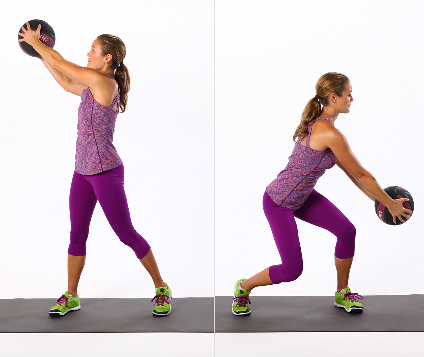 Standing Wood-Chop | 7 Medicine-Ball Moves For an Even Better Workout ...