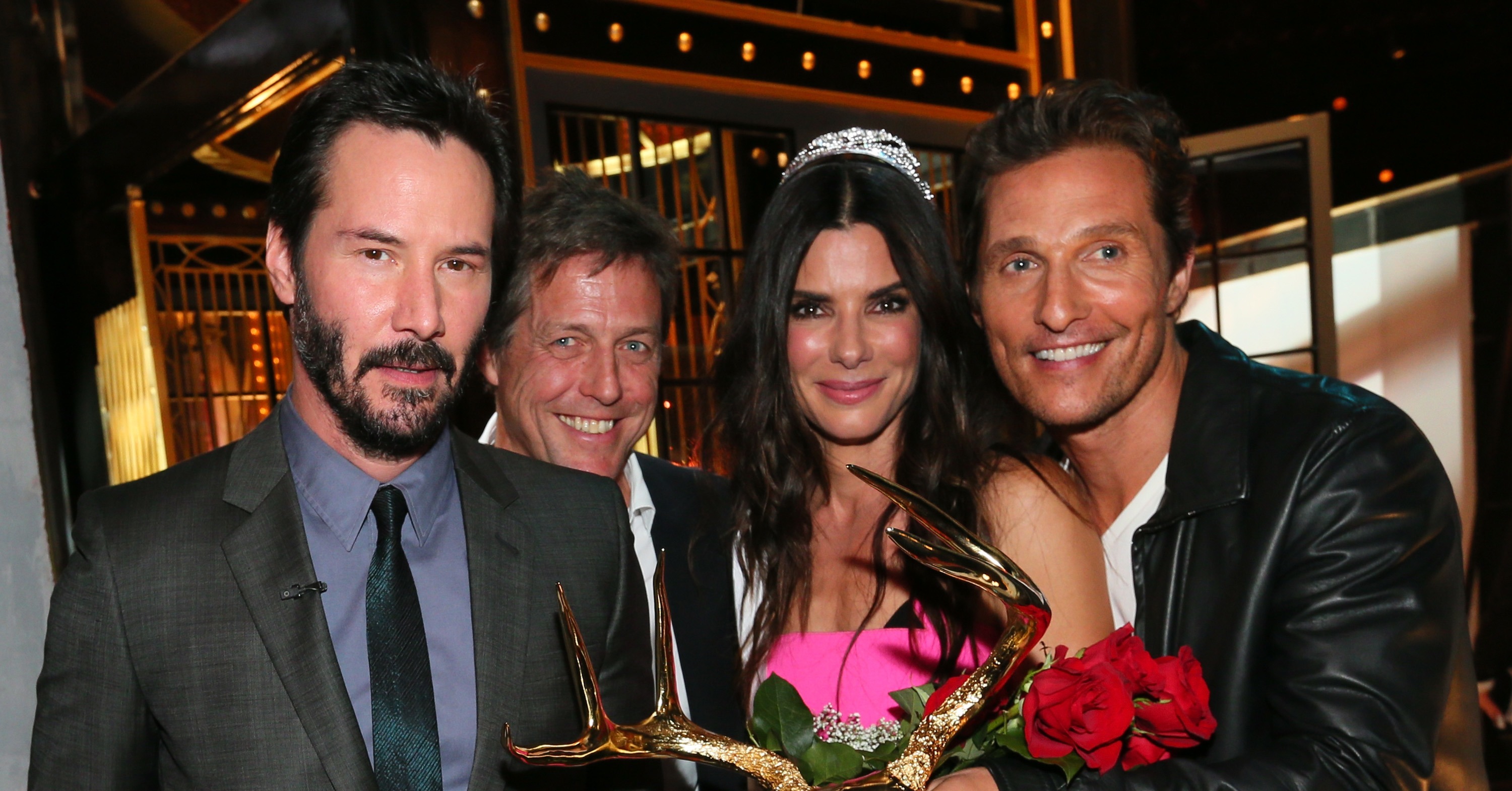 Sandra was the belle of the ball at the Guys Choice Awards in June ...