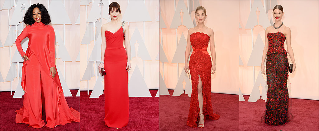 Best Red Dresses at the Oscars 2015 | POPSUGAR Fashion