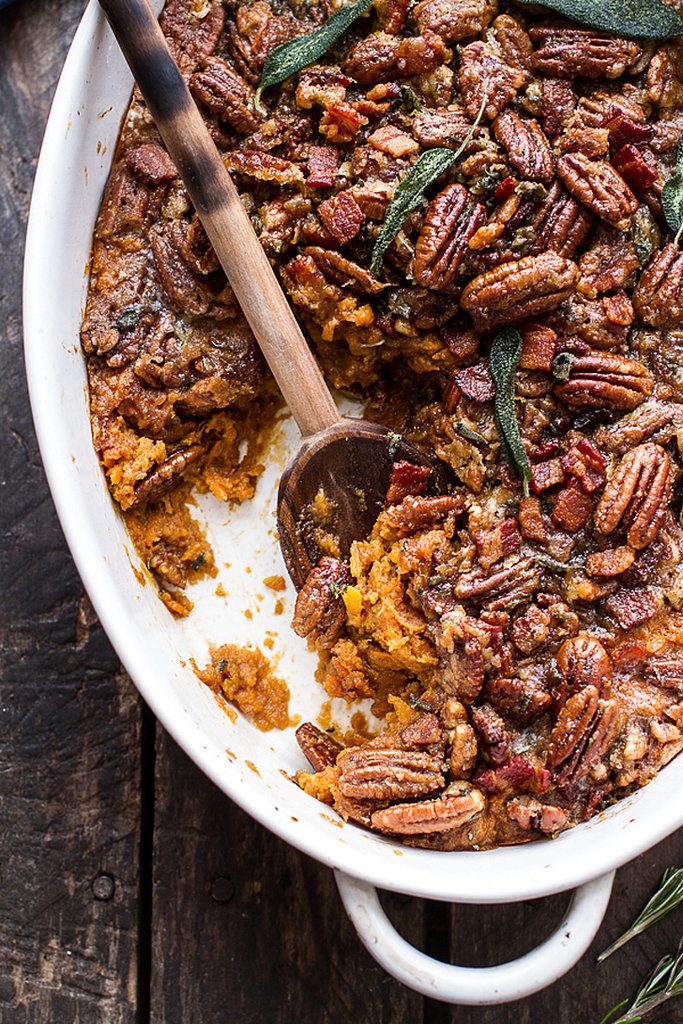 Bourbon Sweet Potato Casserole With Bacon and Pecans | 26 Crazy and ...
