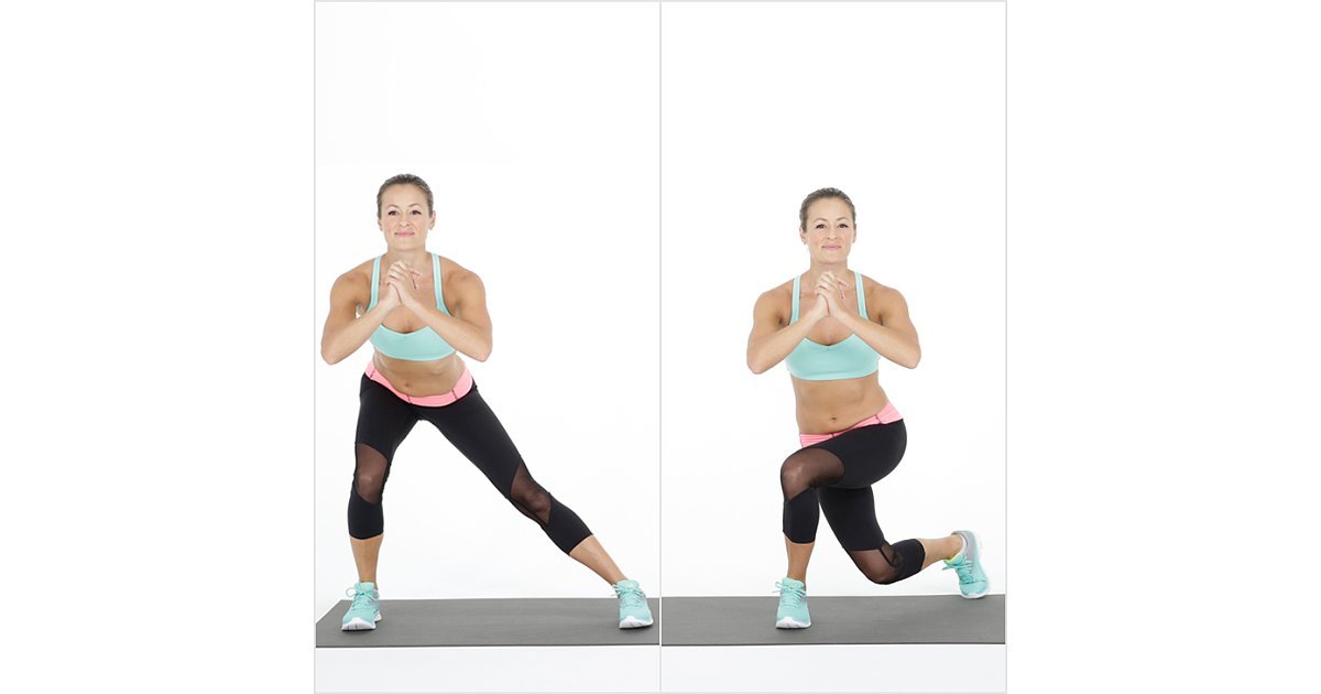 Side Lunge to Curtsy Squat | 20-Minute Legs + Abs Bodyweight Workout ...