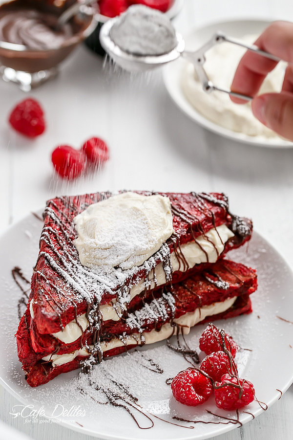 Red Velvet French Toast