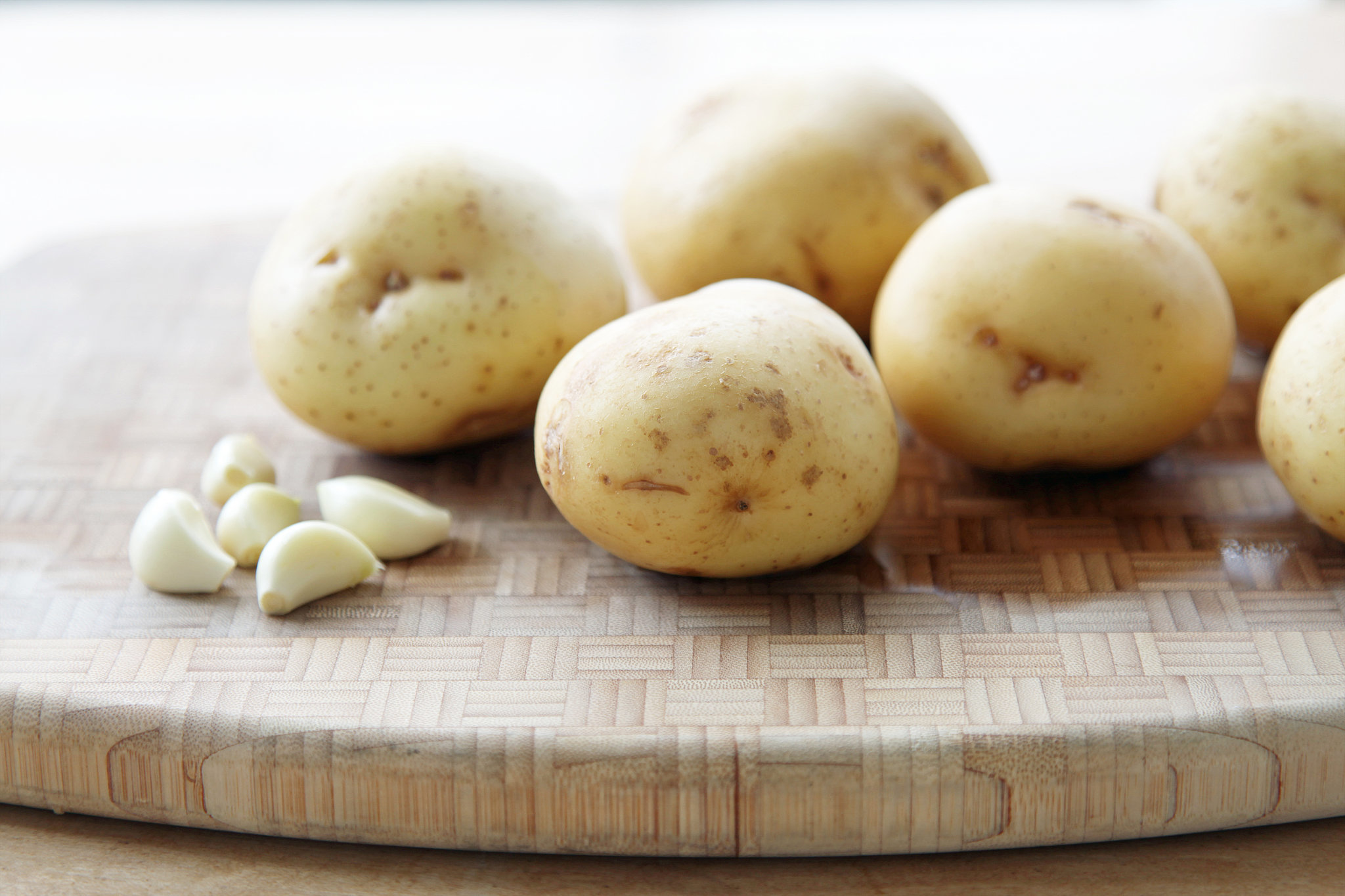 Ina Garten's mashed potatoes recipe for Thanksgiving: prepping the potatoes