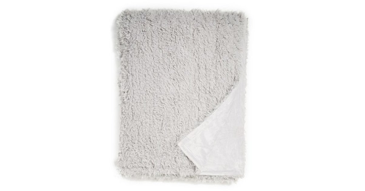 Nordstrom Shaggy Plush Fur Blanket ($168) | 26 Cozy Gifts For the ...