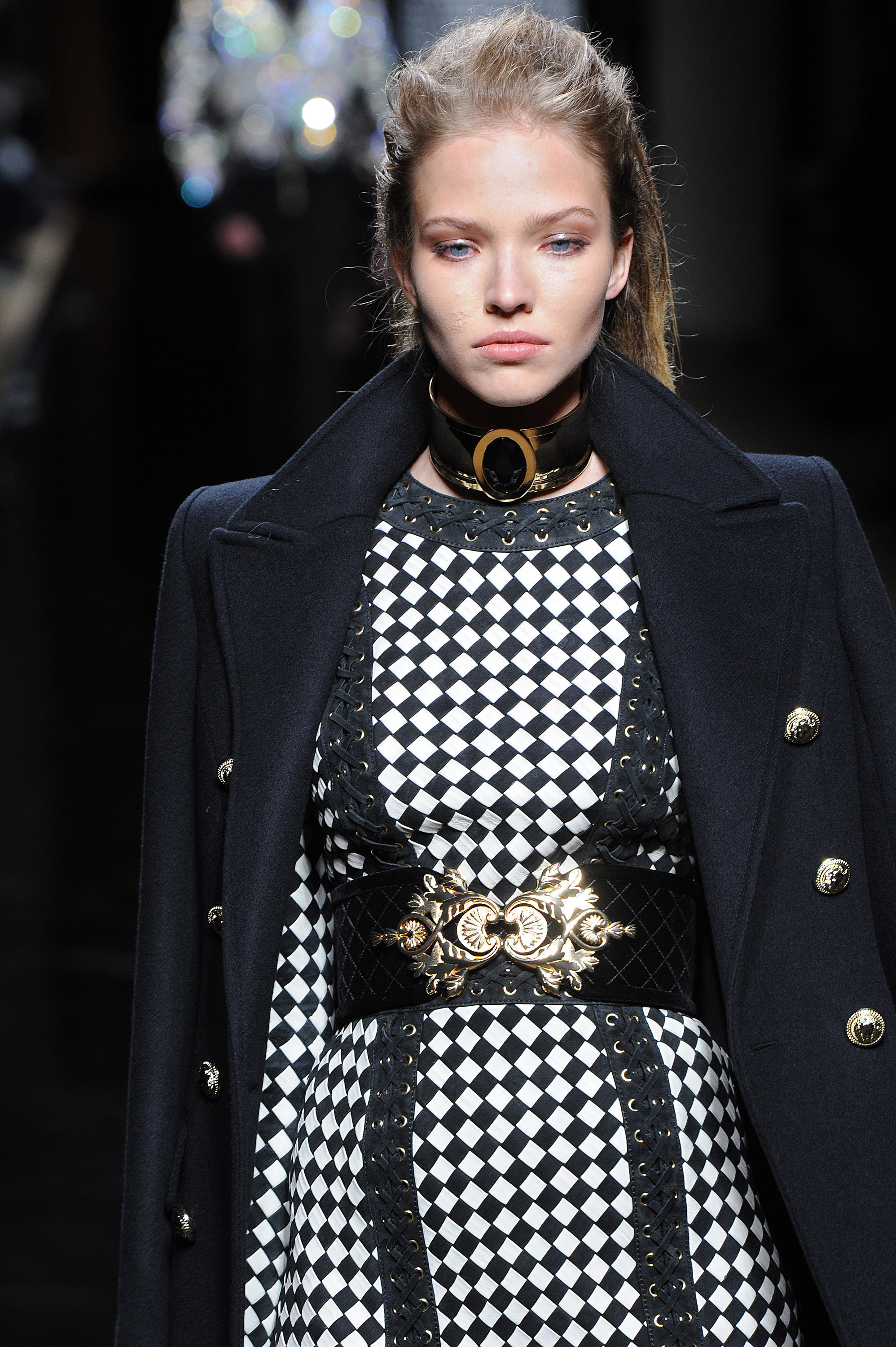 Sasha Luss | Your Favourite Supermodels Walk the Balmain Runway in ...