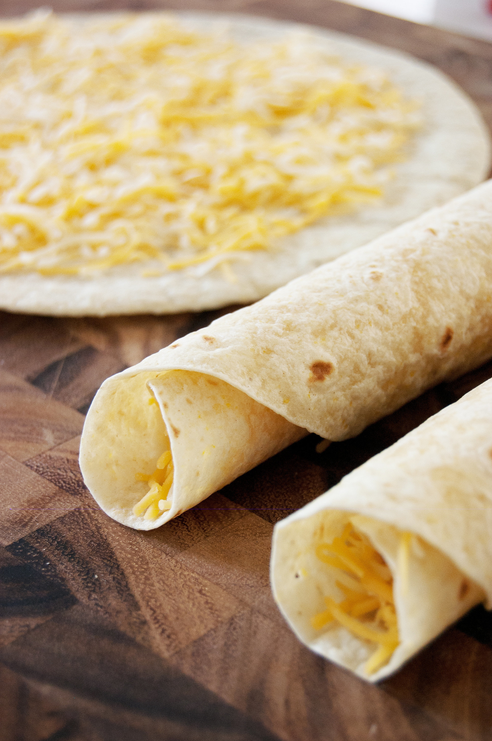 Cheesy tortillas recipe