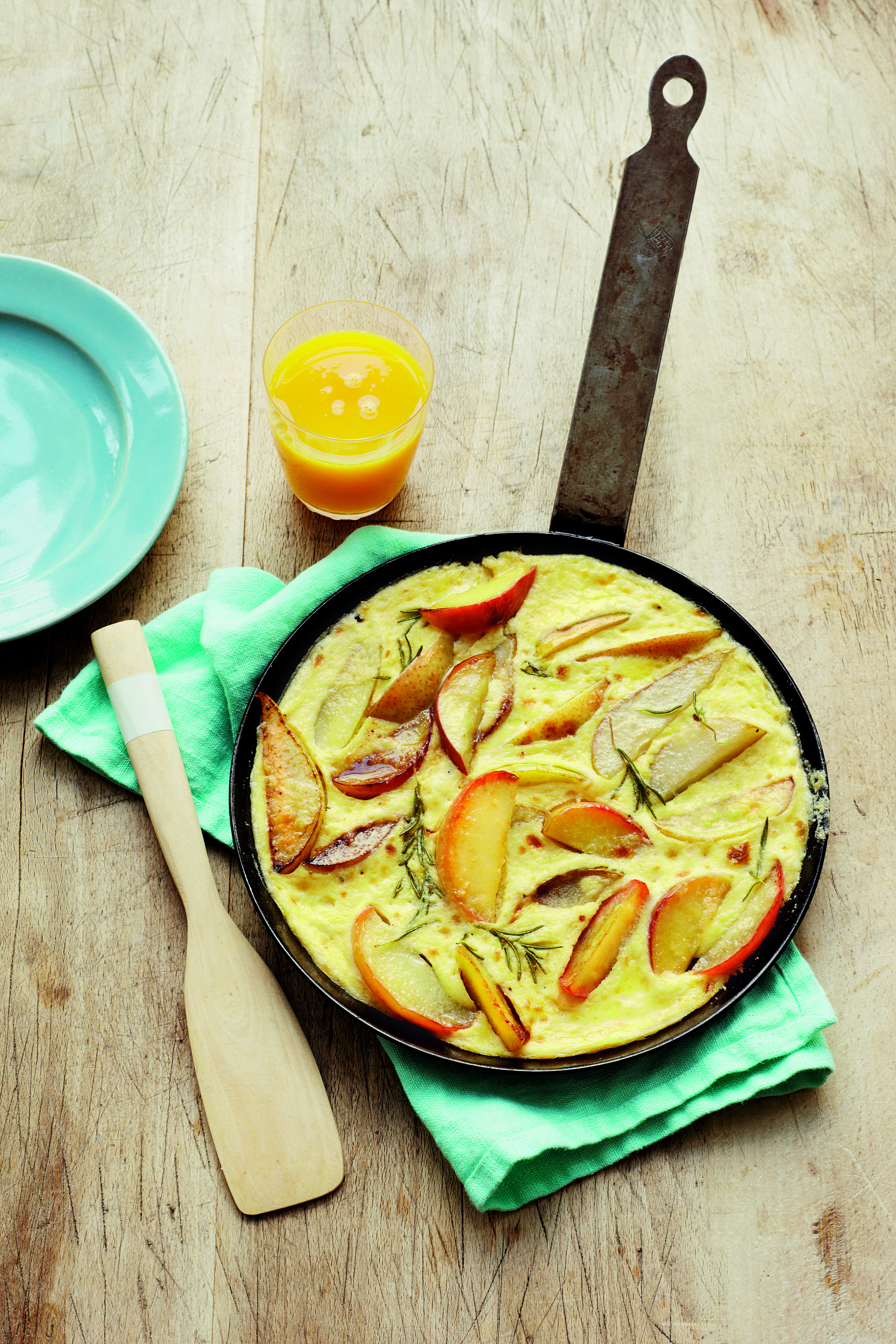 James Duigan Apple, Pear and Rosemary Pancake Recipe POPSUGAR Fitness