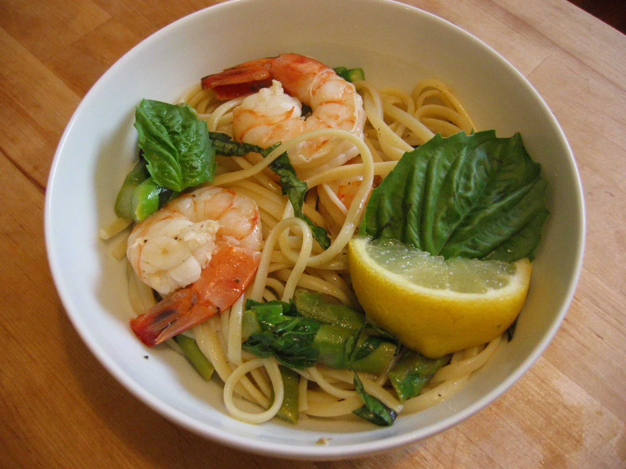 Recipe For Asparagus and Shrimp Pasta | POPSUGAR Food