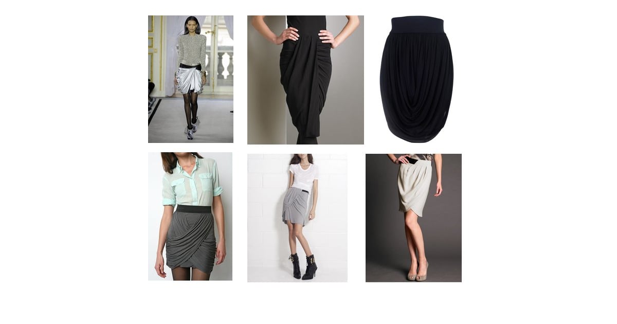 Shopping: Draped Skirts Do All The Work | POPSUGAR Fashion
