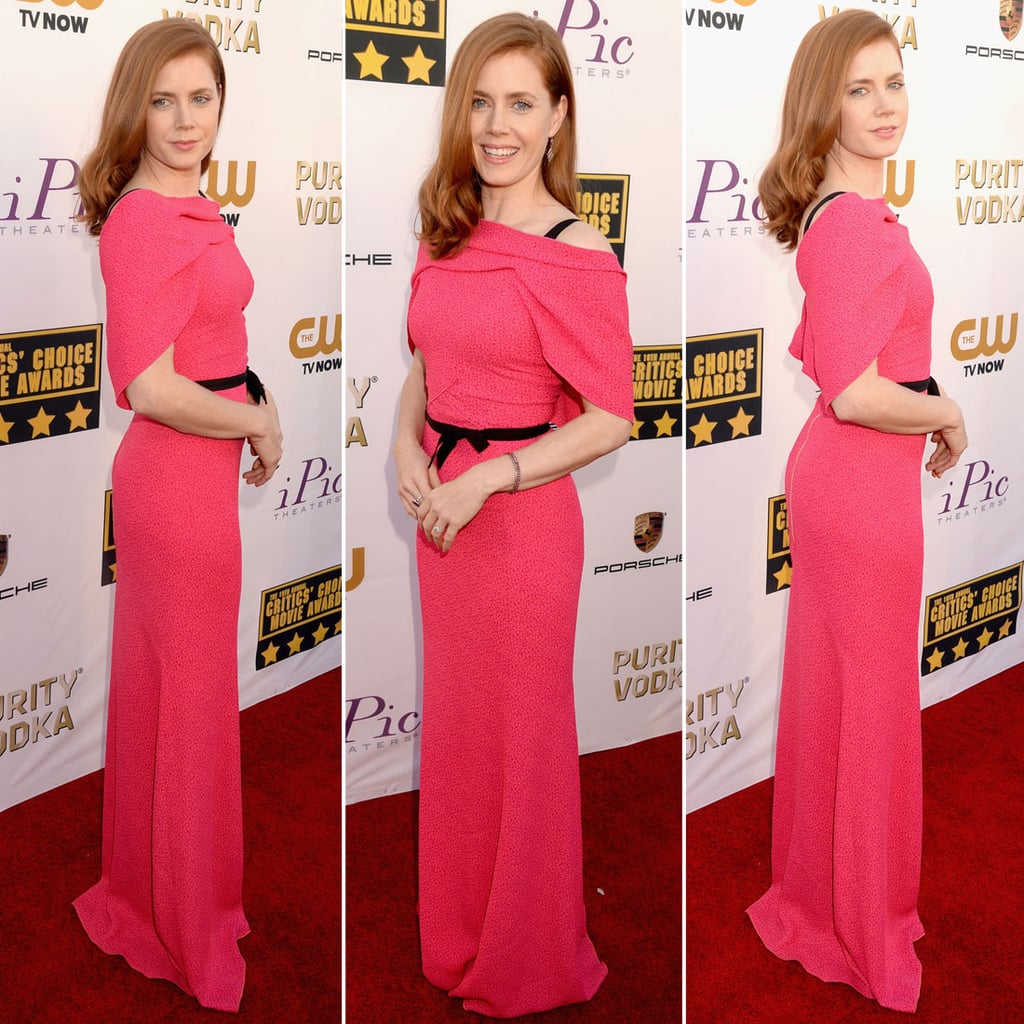 Amy Adamss Dress At Critics Choice Awards 2014 Popsugar Fashion 